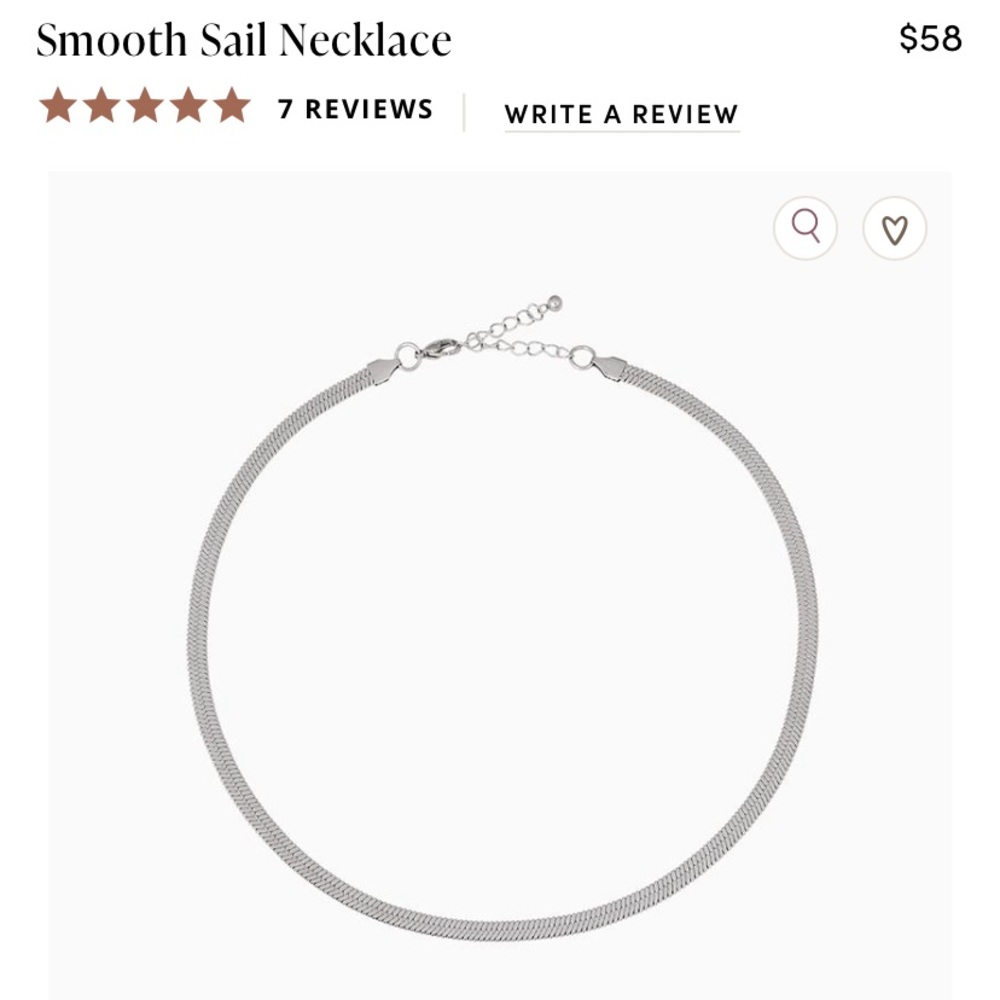 Smooth sail necklace